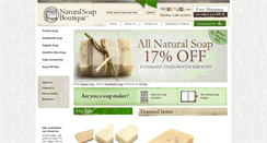 Desktop Screenshot of naturalsoapboutique.com